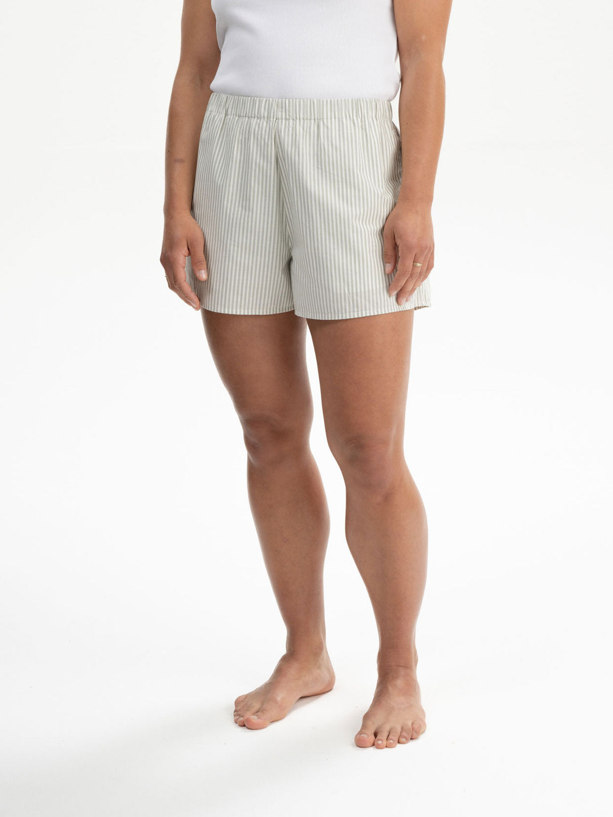 Mela Damen Oversize Pyjama Shorts Bio Baumwolle