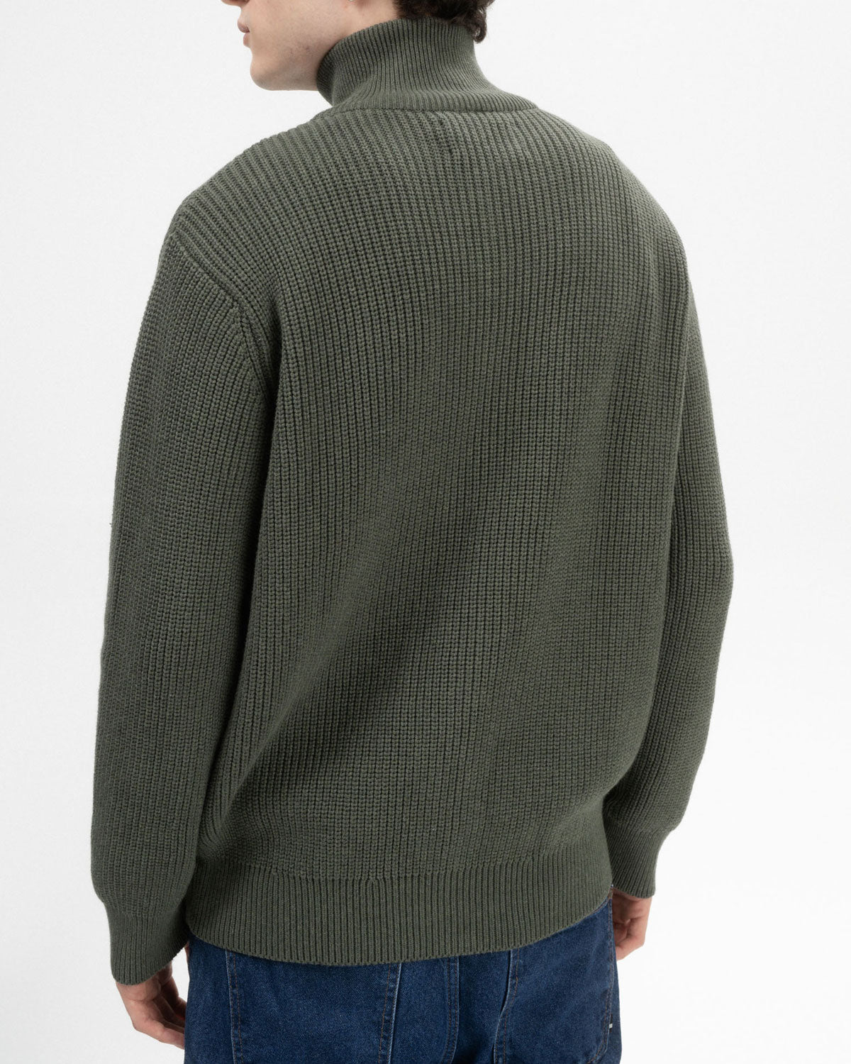 Mela Herren Rippstrick Jacke Bio Baumwolle