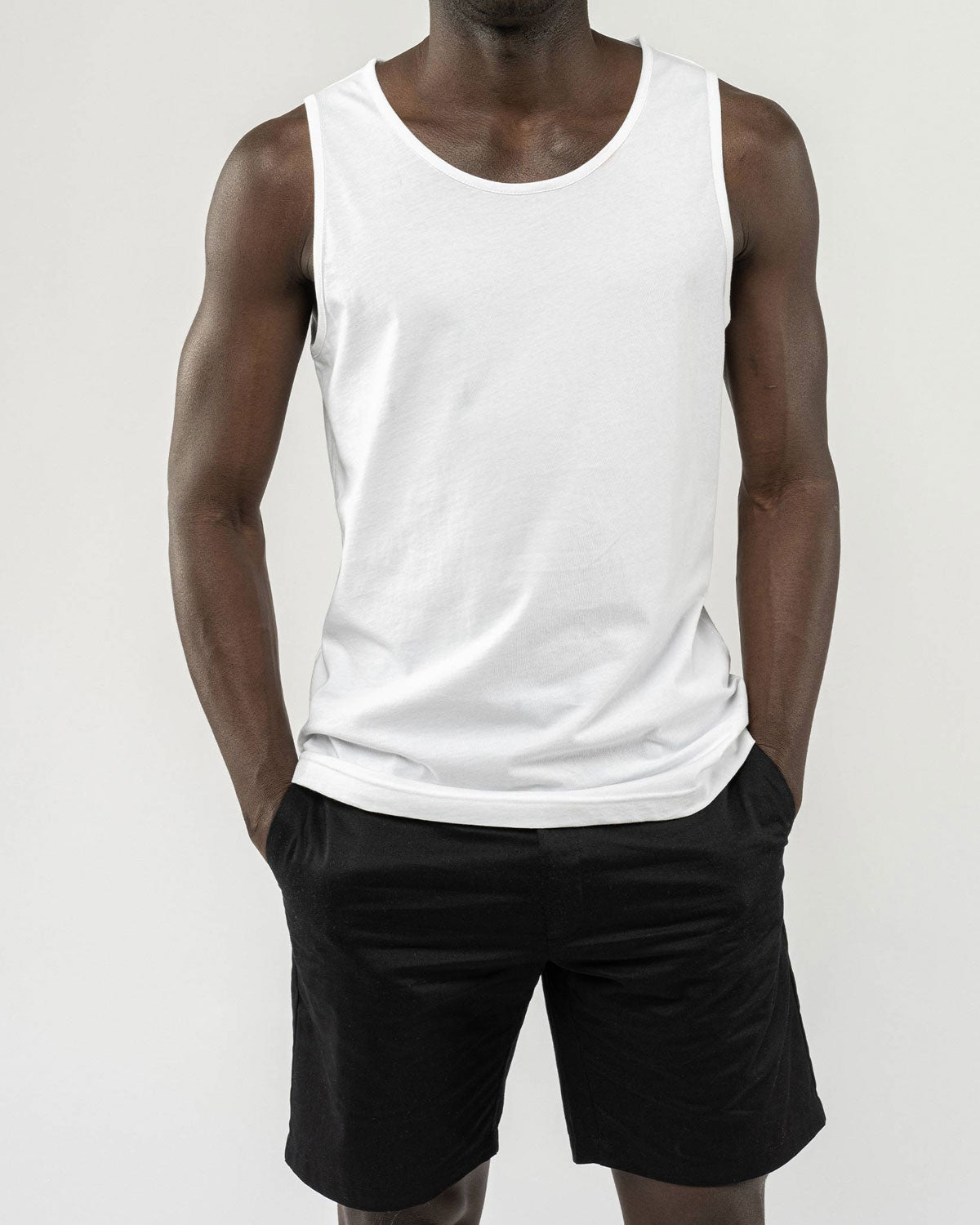 Mela Herren Tank Top Ärmellos Bio Baumwolle