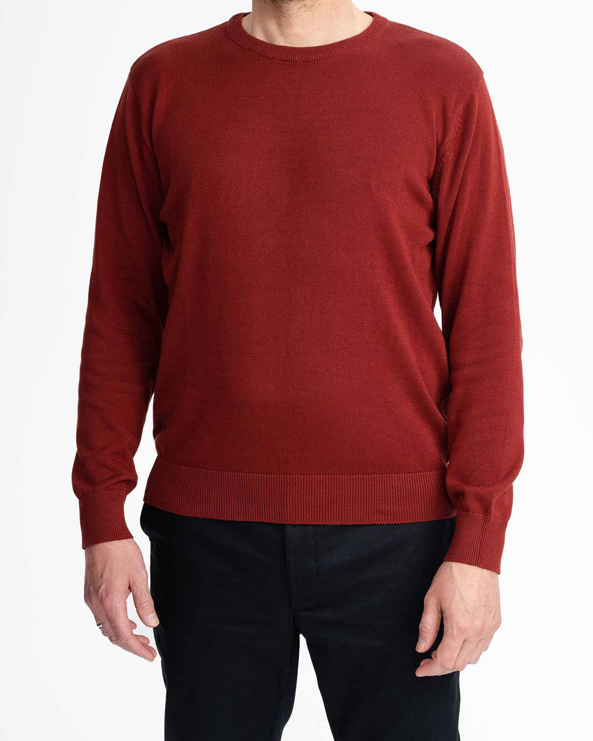 Mela Herren Bio Baumwolle Feinstrick Pullover Vegan