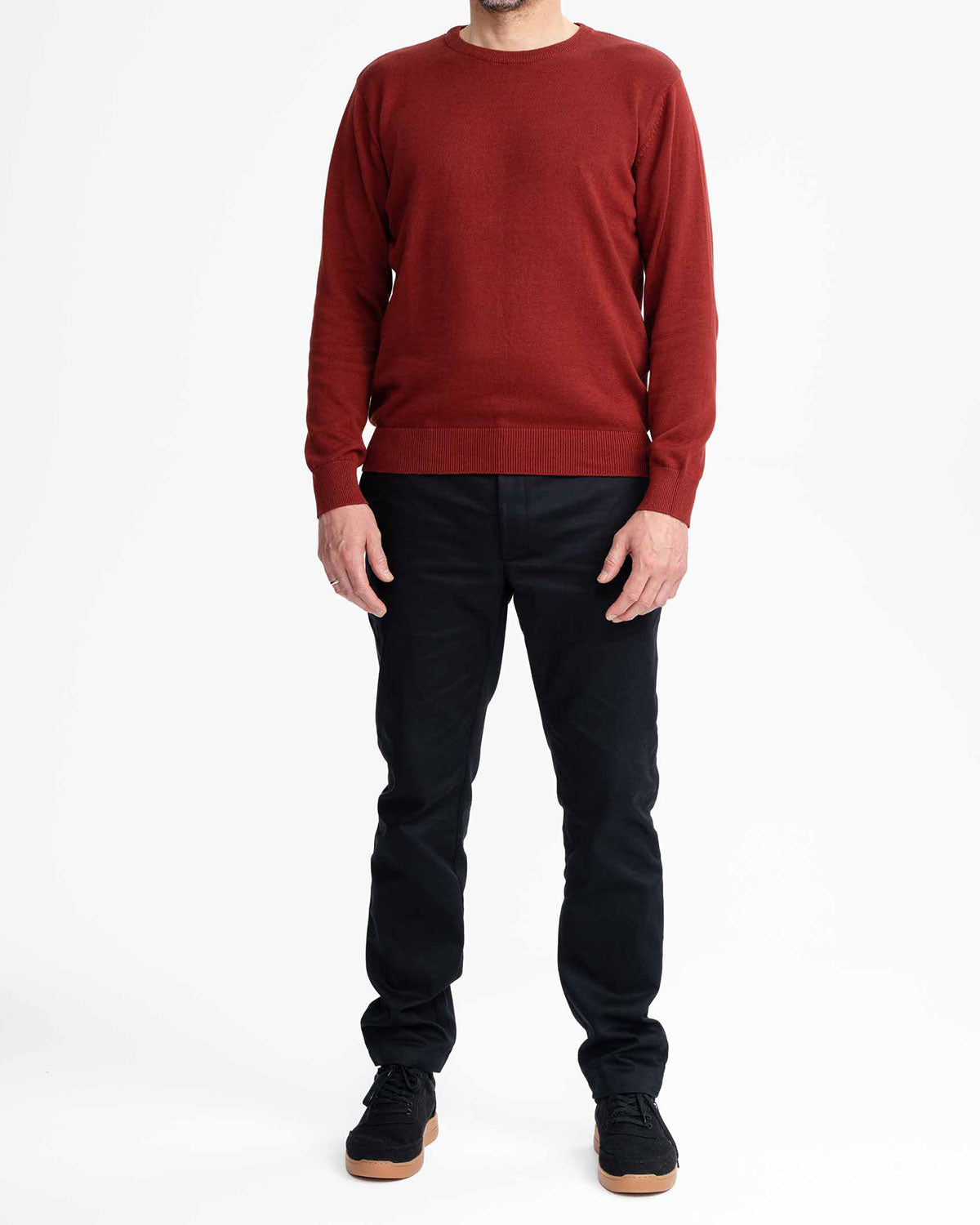 Mela Herren Bio Baumwolle Feinstrick Pullover Vegan