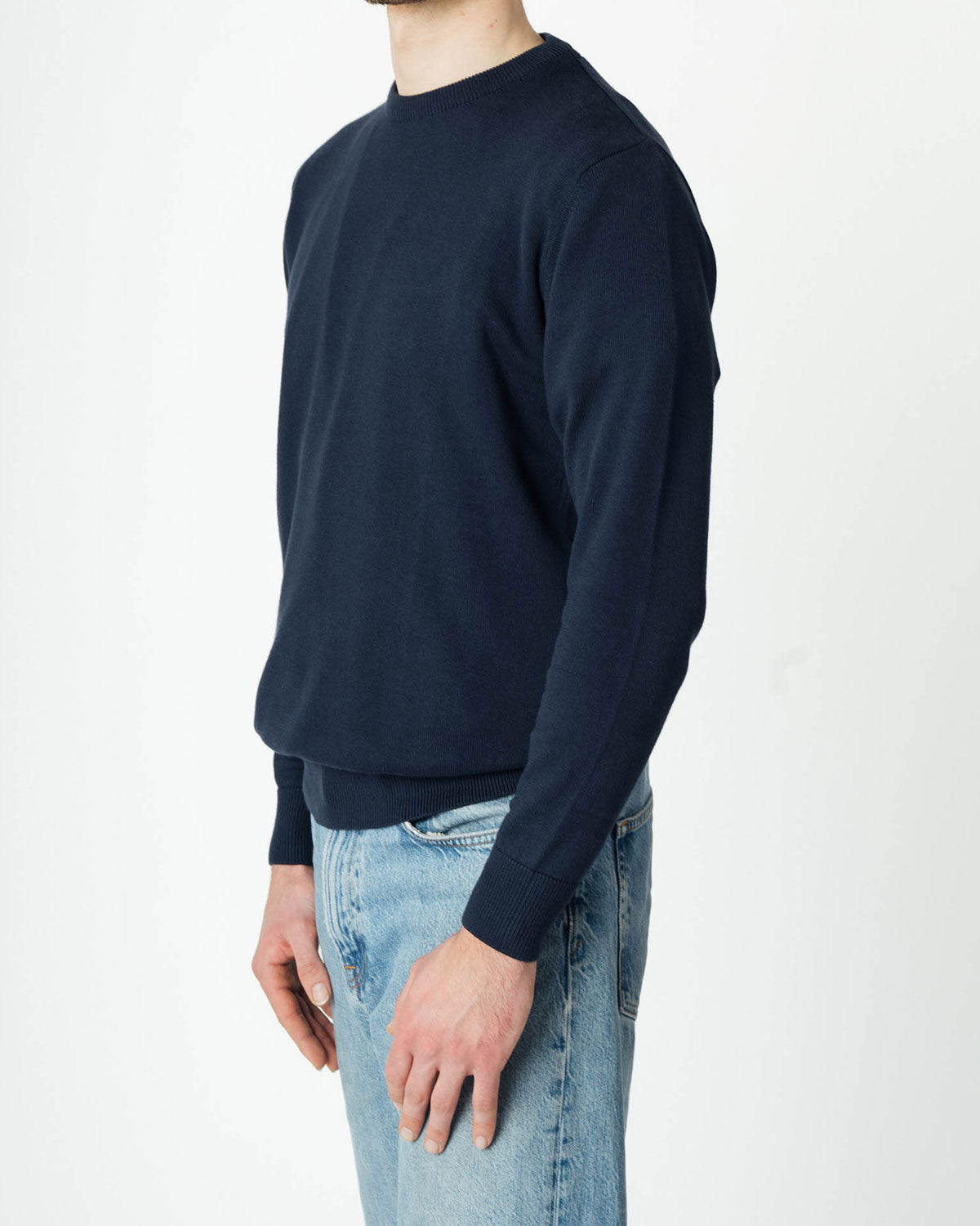 Mela Herren Bio Baumwolle Feinstrick Pullover Vegan