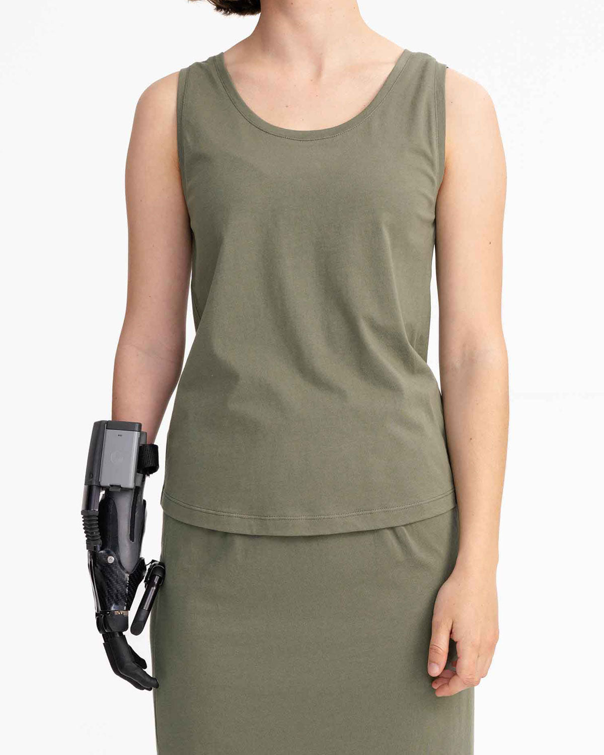 Mela Damen Top Ärmellos Bio Baumwolle