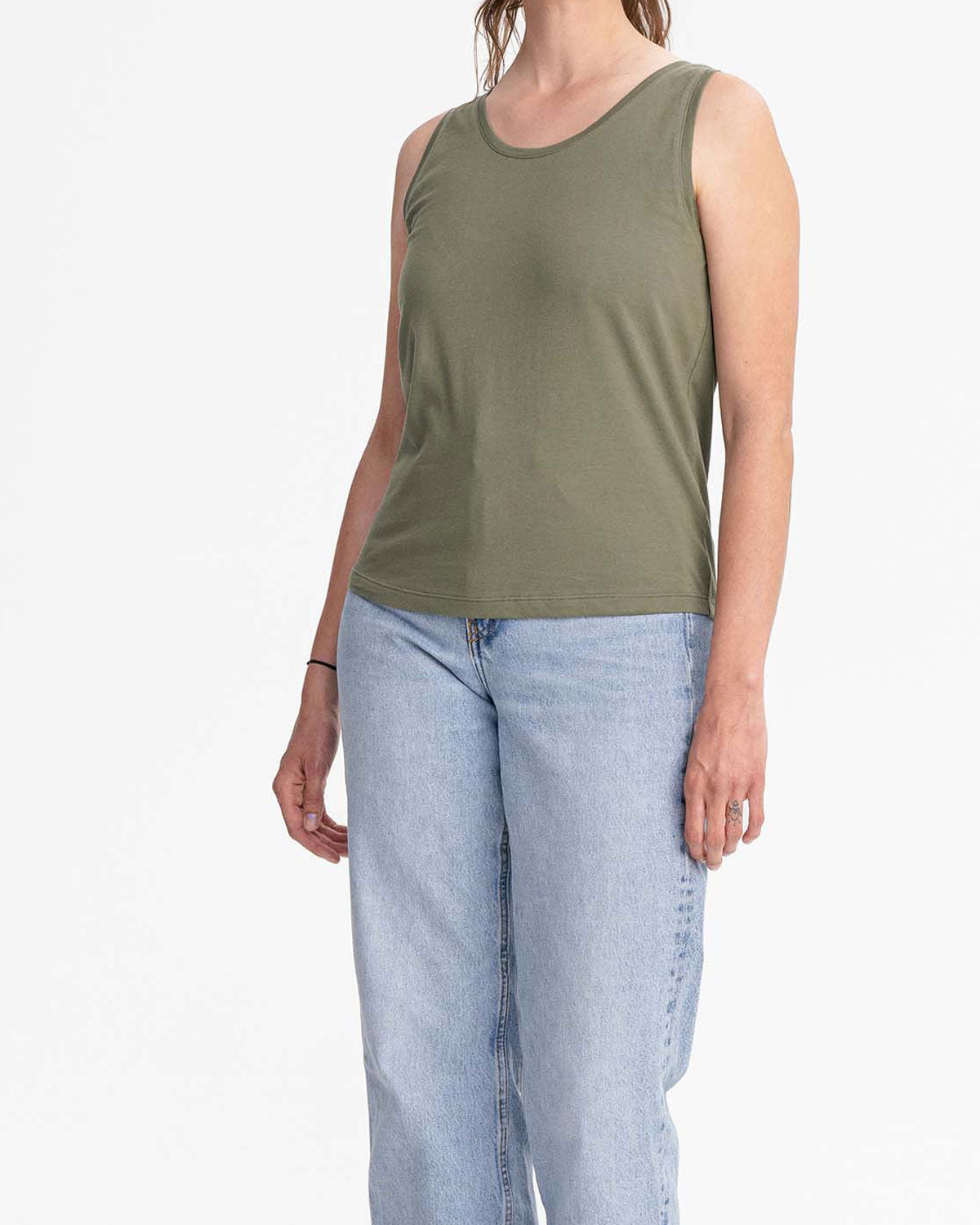 Mela Damen Top Ärmellos Bio Baumwolle