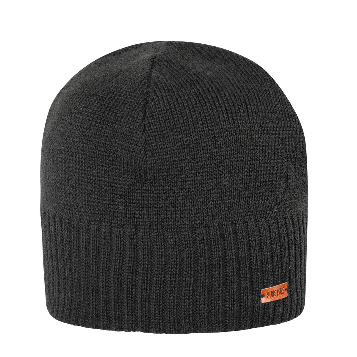 Pure Pure Unisex halb Beanie Mütze reiner kbT-Merinowolle