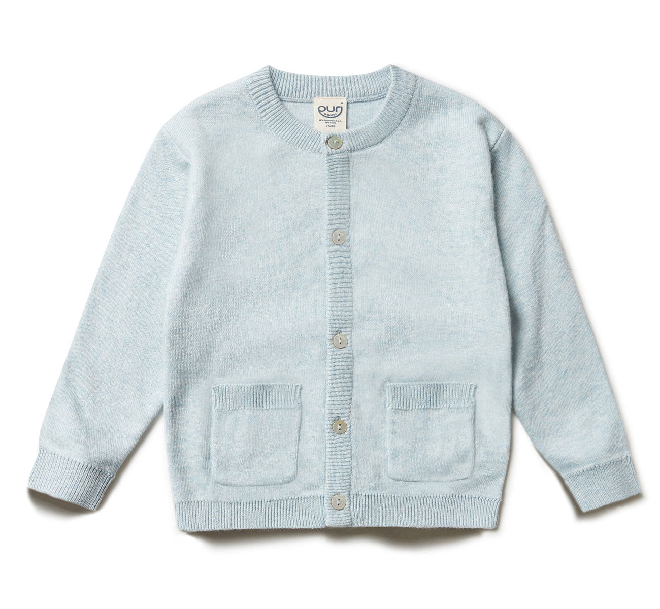 Puri Organic Baby Doppelstrick Cardigan Bio Baumwolle Seide