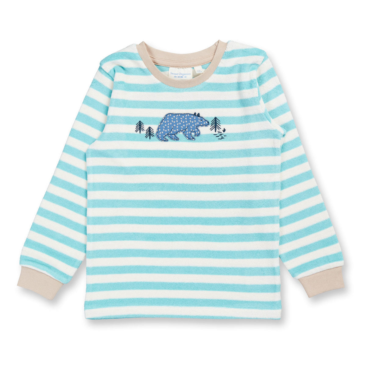 Sense Organics Frottee Kinder Pyjama Schlafanzug Bio Baumwolle