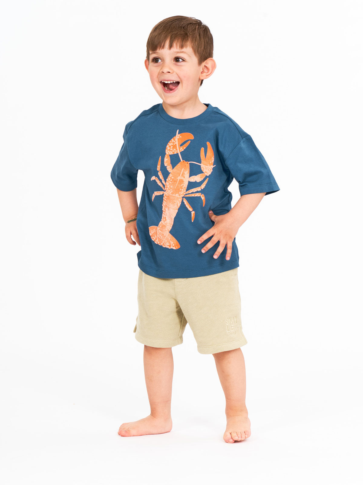 Sense Organics Kinder T-Shirt Hummerdruck Bio Baumwolle