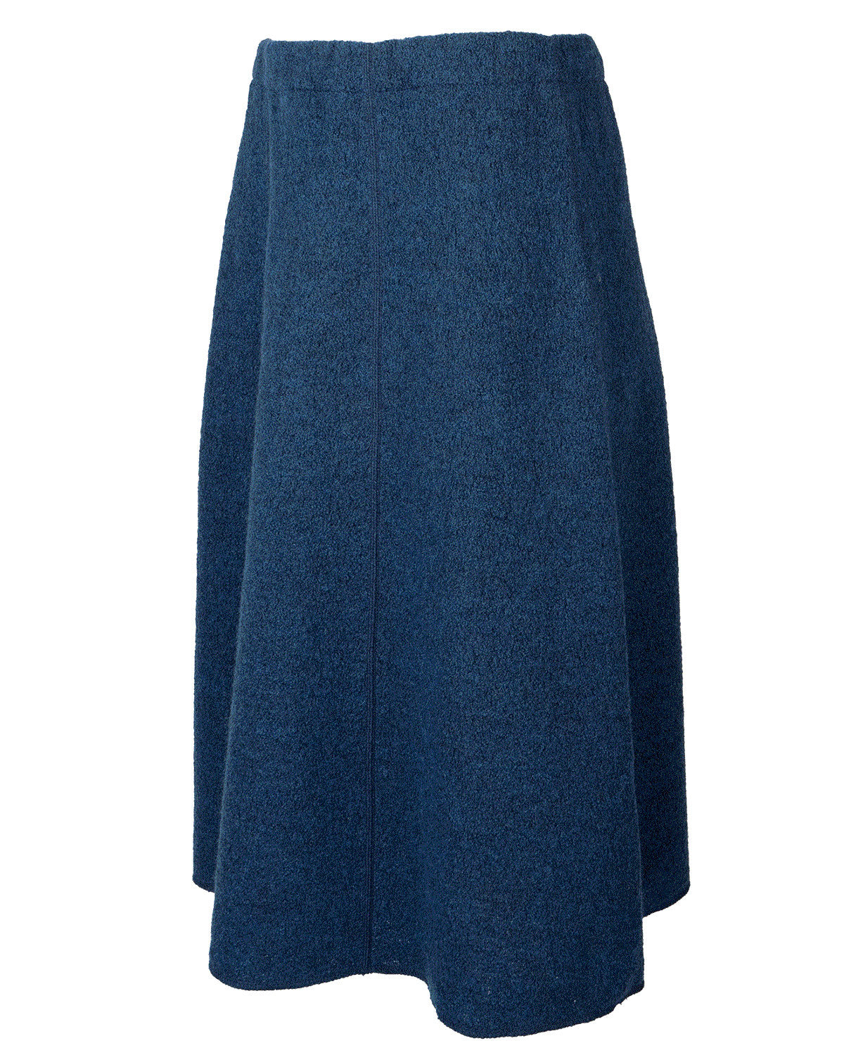 Damen Rock lang Kreppwalkstoff kbT-Merino Schurwolle