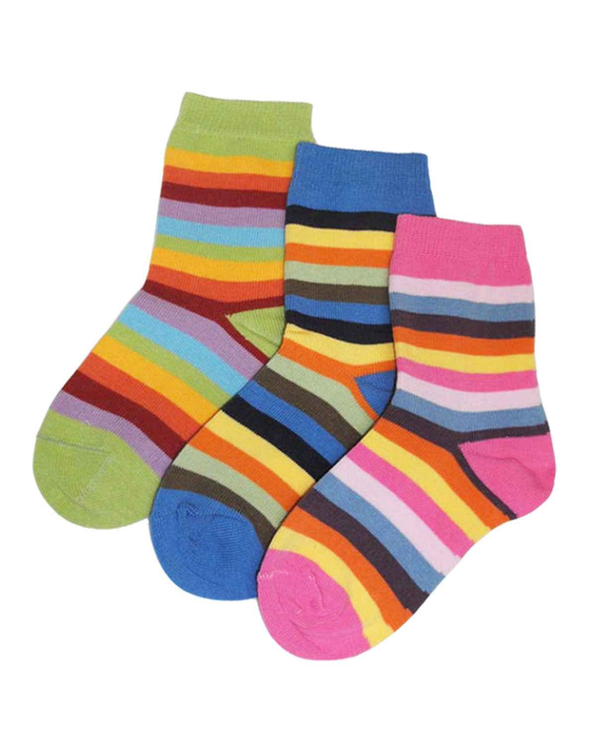 Grödo Kinder Söckchen multicolor geringelt