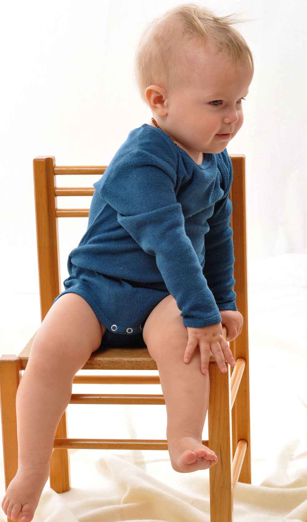 Alkena Langarm Seide Body Ripp Bio Bouretteseide