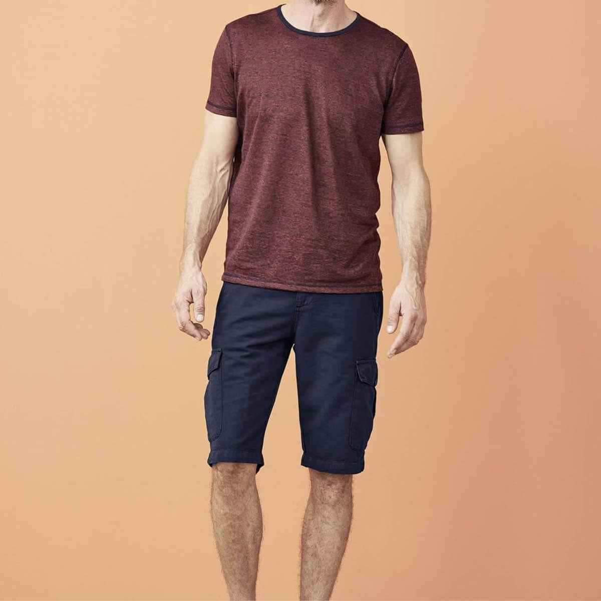 Living Crafts Herren T-Shirt Bio Leinen