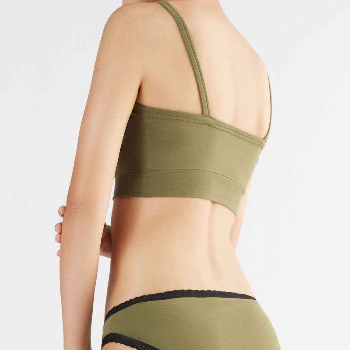 Albero Natur Bustier Bio Baumwolle mit Elasthan