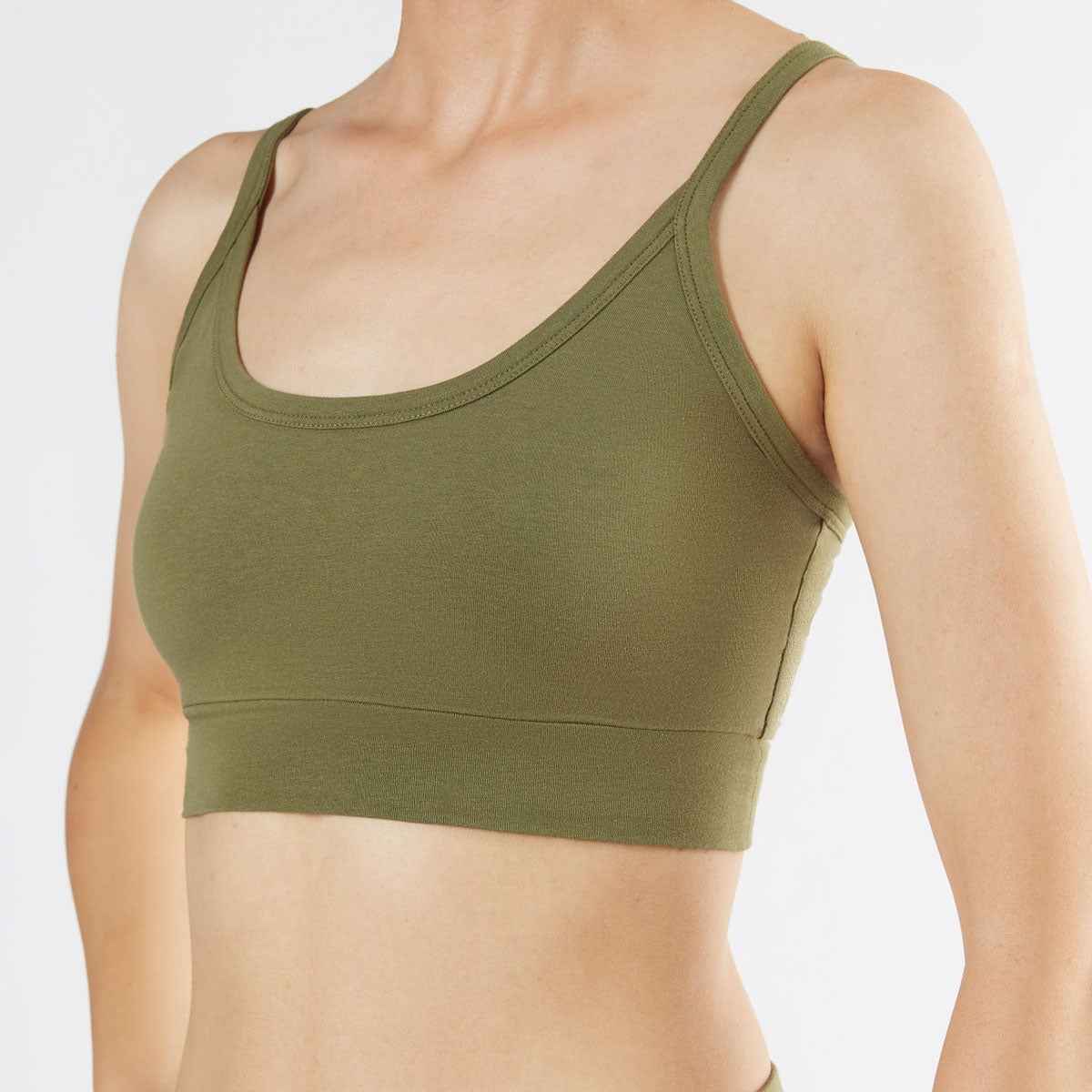 Albero Natur Bustier Bio Baumwolle mit Elasthan