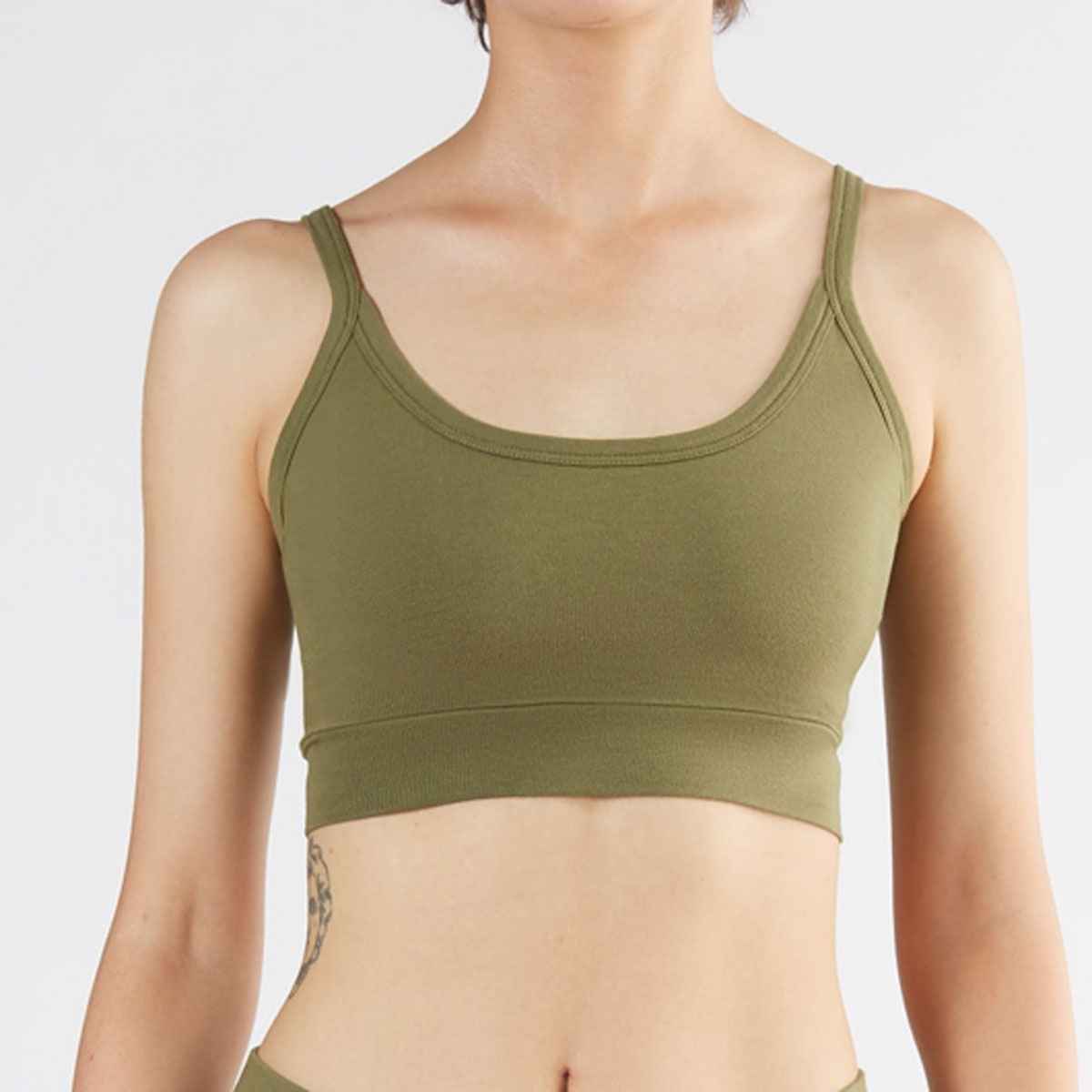 Albero Natur Bustier Bio Baumwolle mit Elasthan
