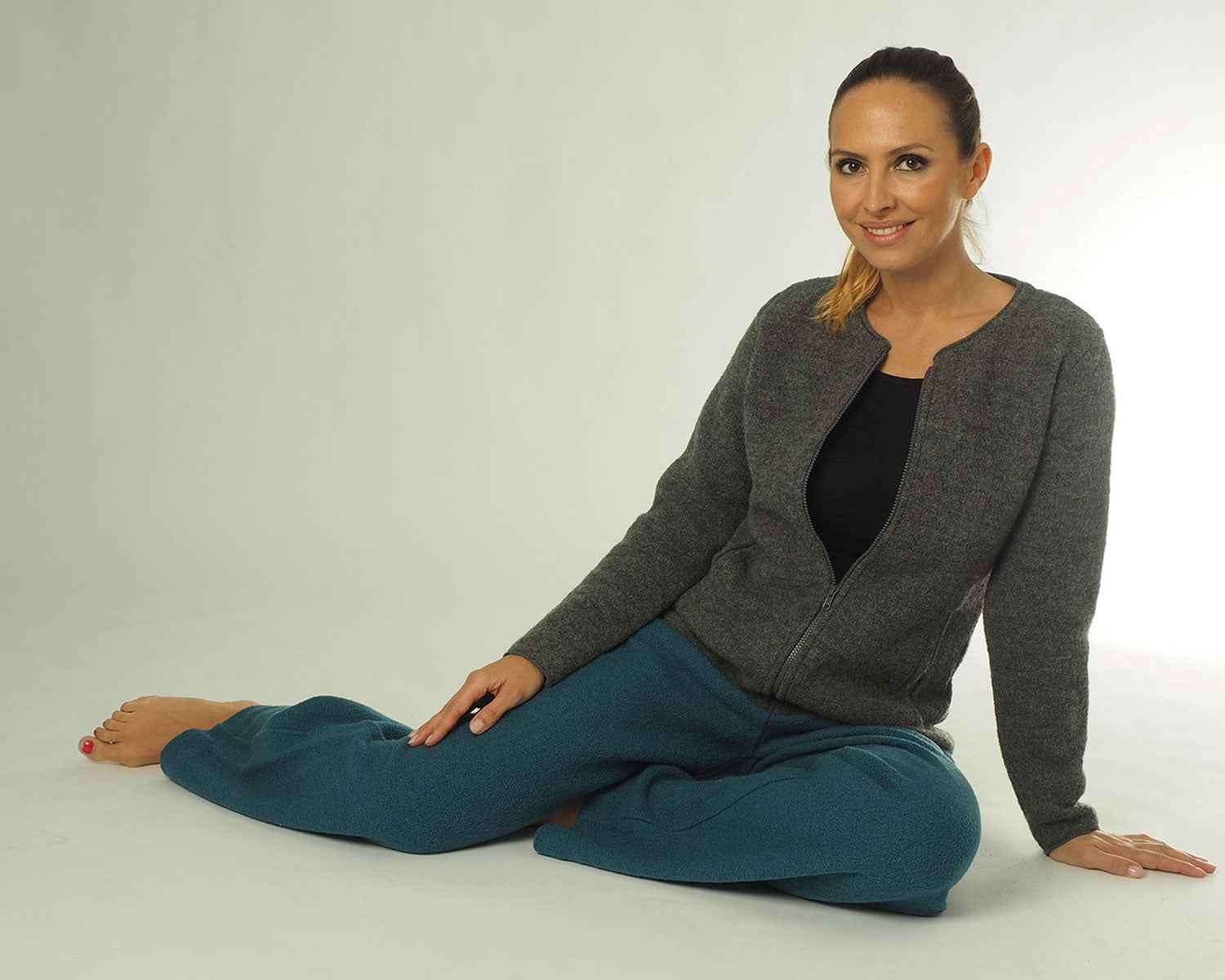 Damen Hose Kreppwalkstoff kbT-Merinowolle