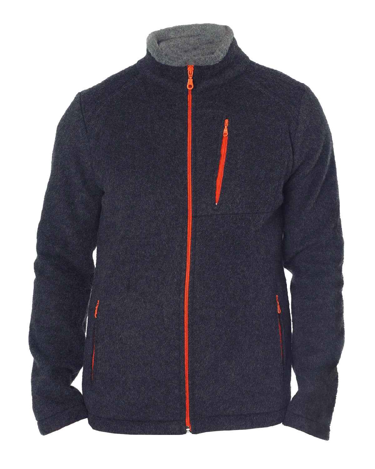 Herren Fleece Jacke Ischgl kbT Merinowolle
