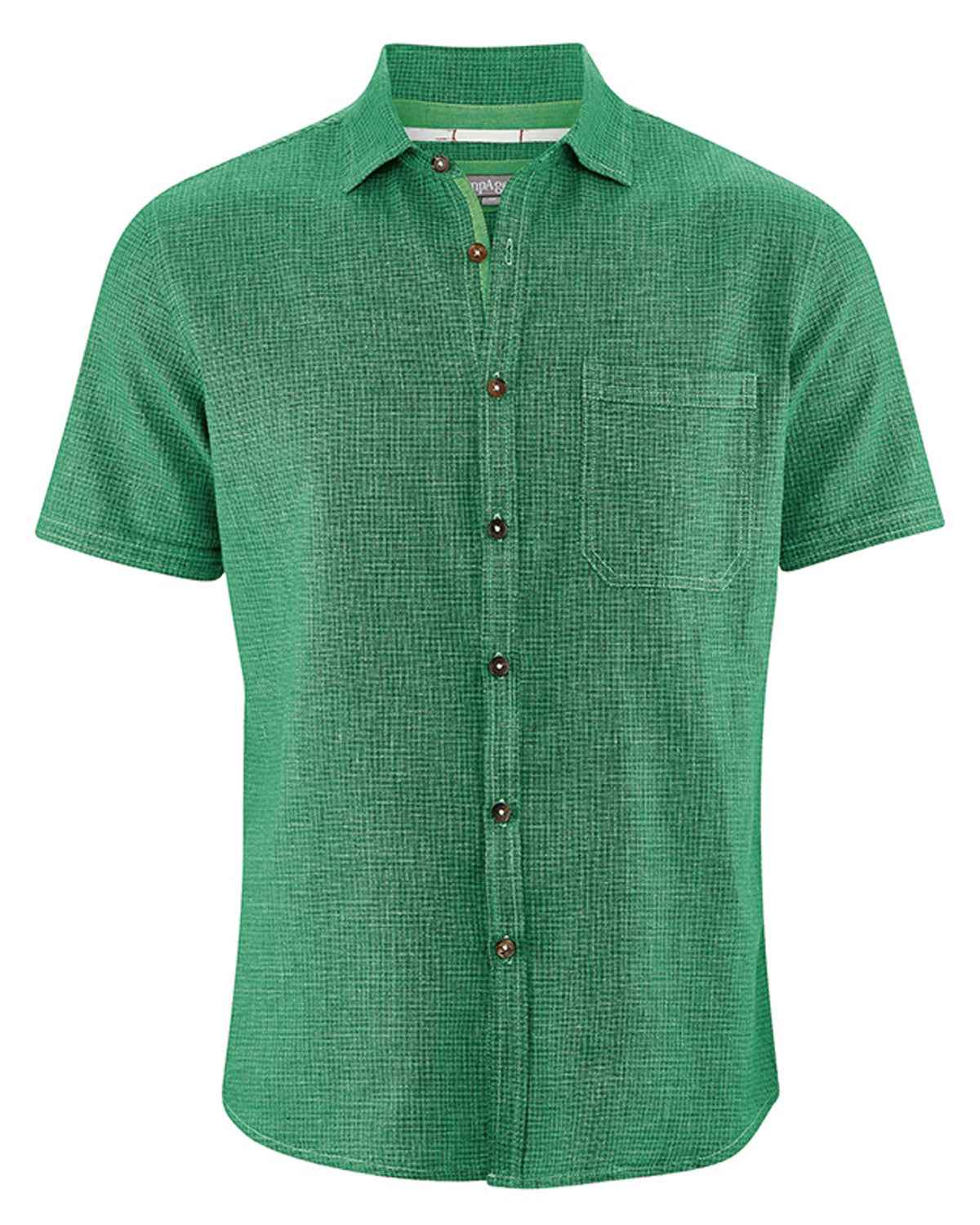 Hempage Herren Sommer Shirt Hanf Bio Baumwolle