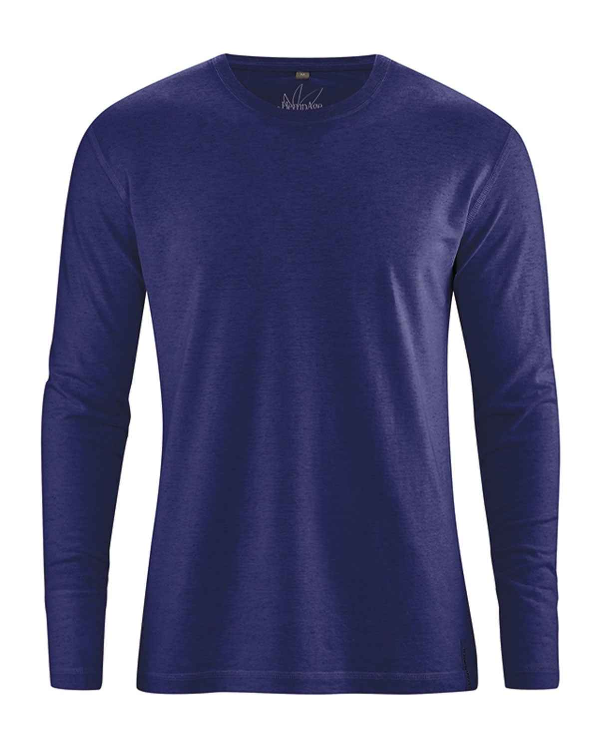 Hempage Herren Basic Shirt Hanf Bio Baumwolle