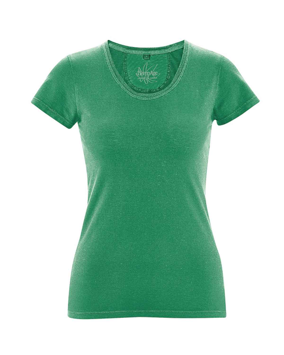 Hempage Damen T-Shirt Hanf Bio Baumwolle