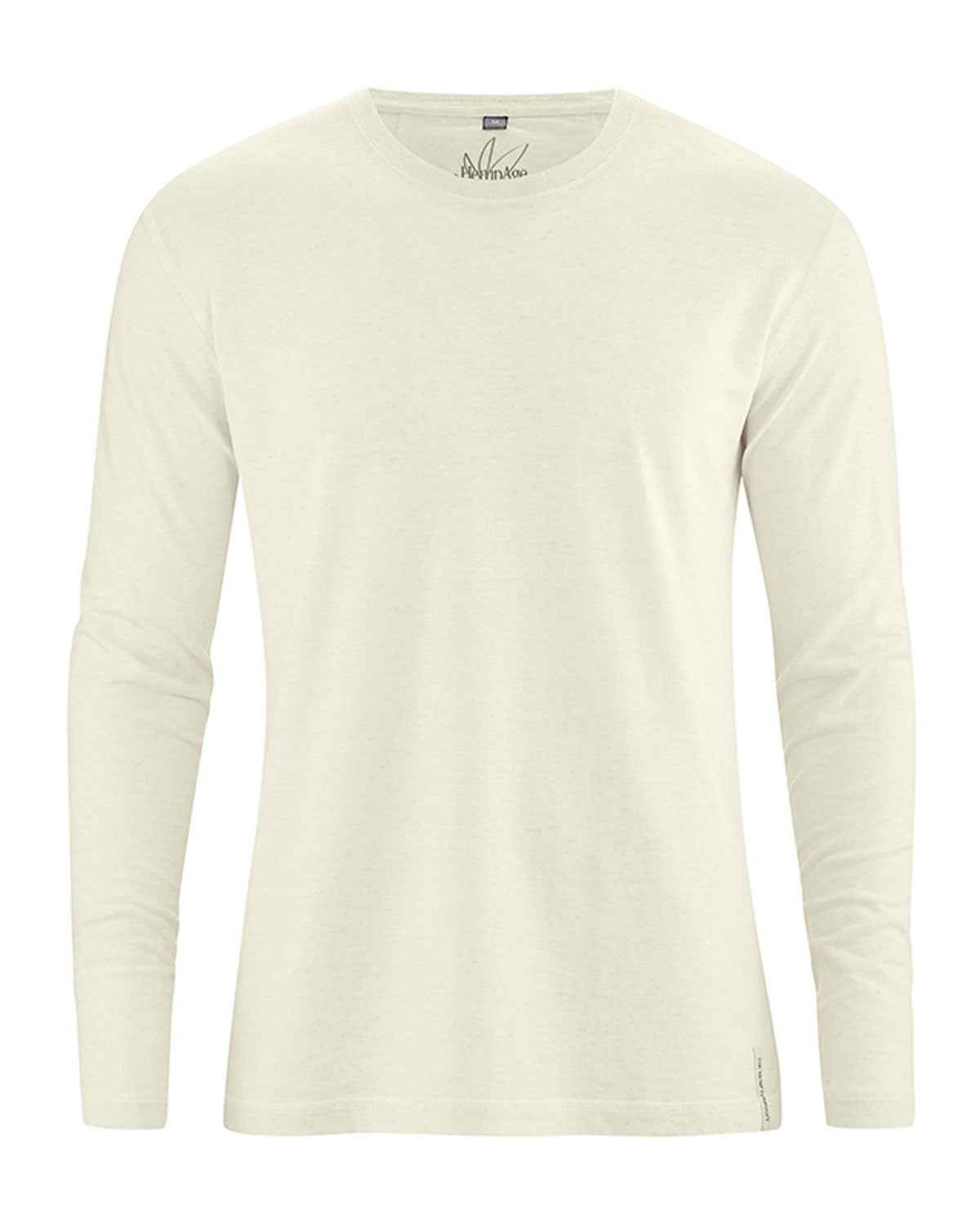 Hempage Herren Basic Shirt Hanf Bio Baumwolle