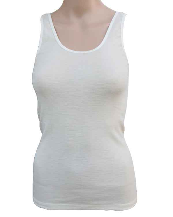 Cosilana Damen Achselshirt aus kbT-Merino-Schurwolle und Seide