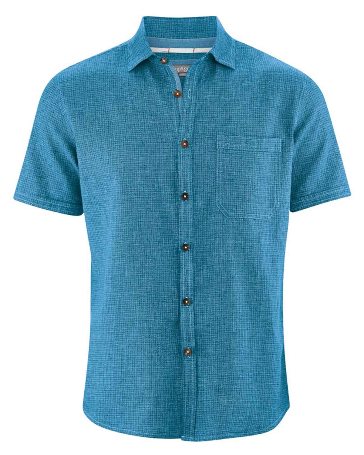 Hempage Herren Sommer Shirt Hanf Bio Baumwolle