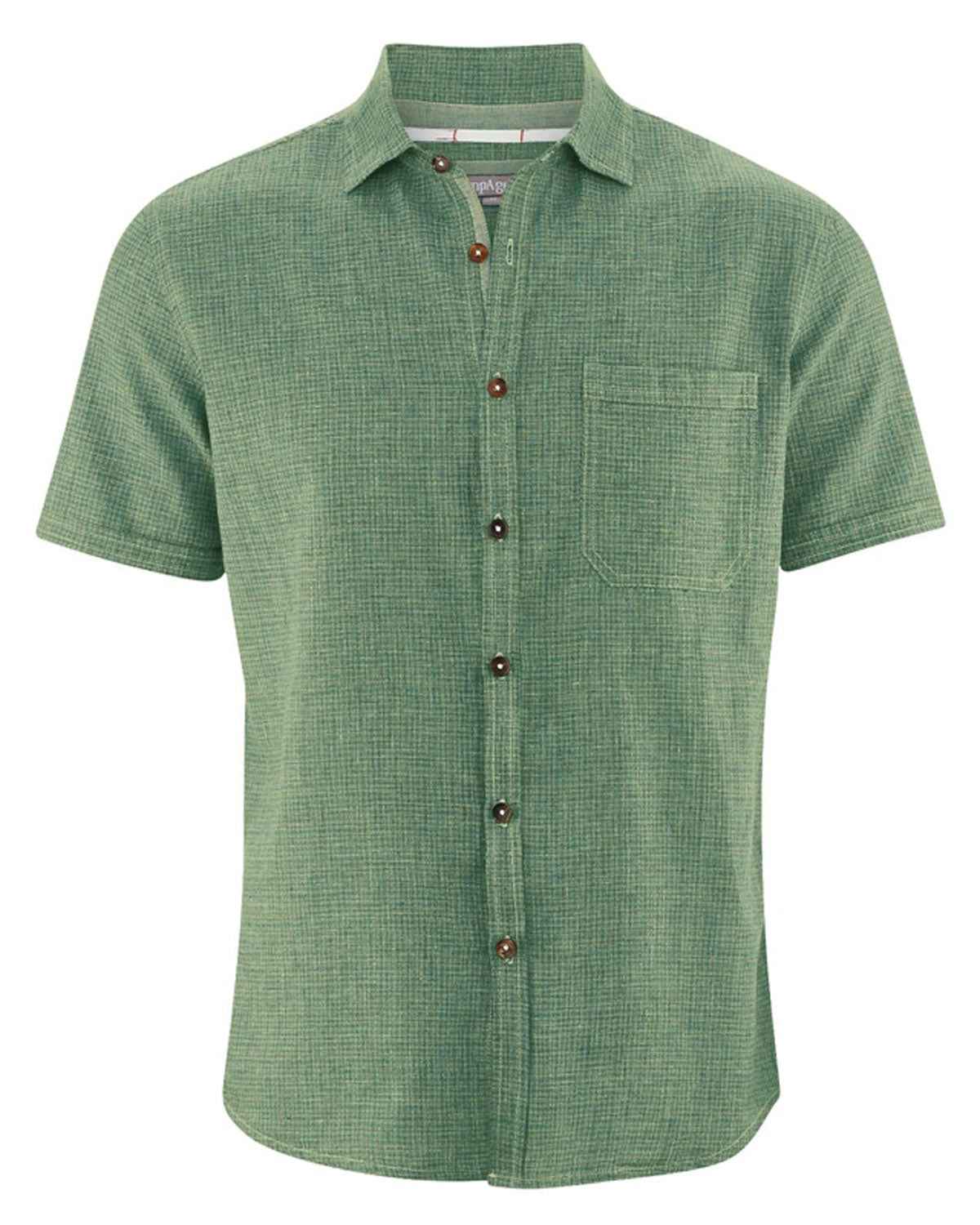 Hempage Herren Sommer Shirt Hanf Bio Baumwolle