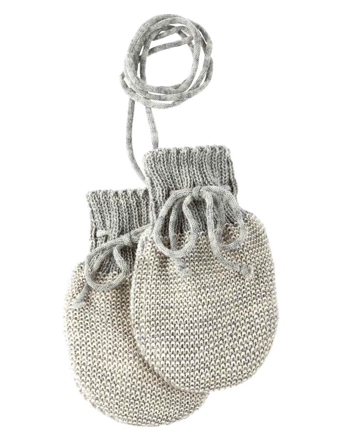 Disana Baby Strick-Handschuhe Melange kbT Merinowolle