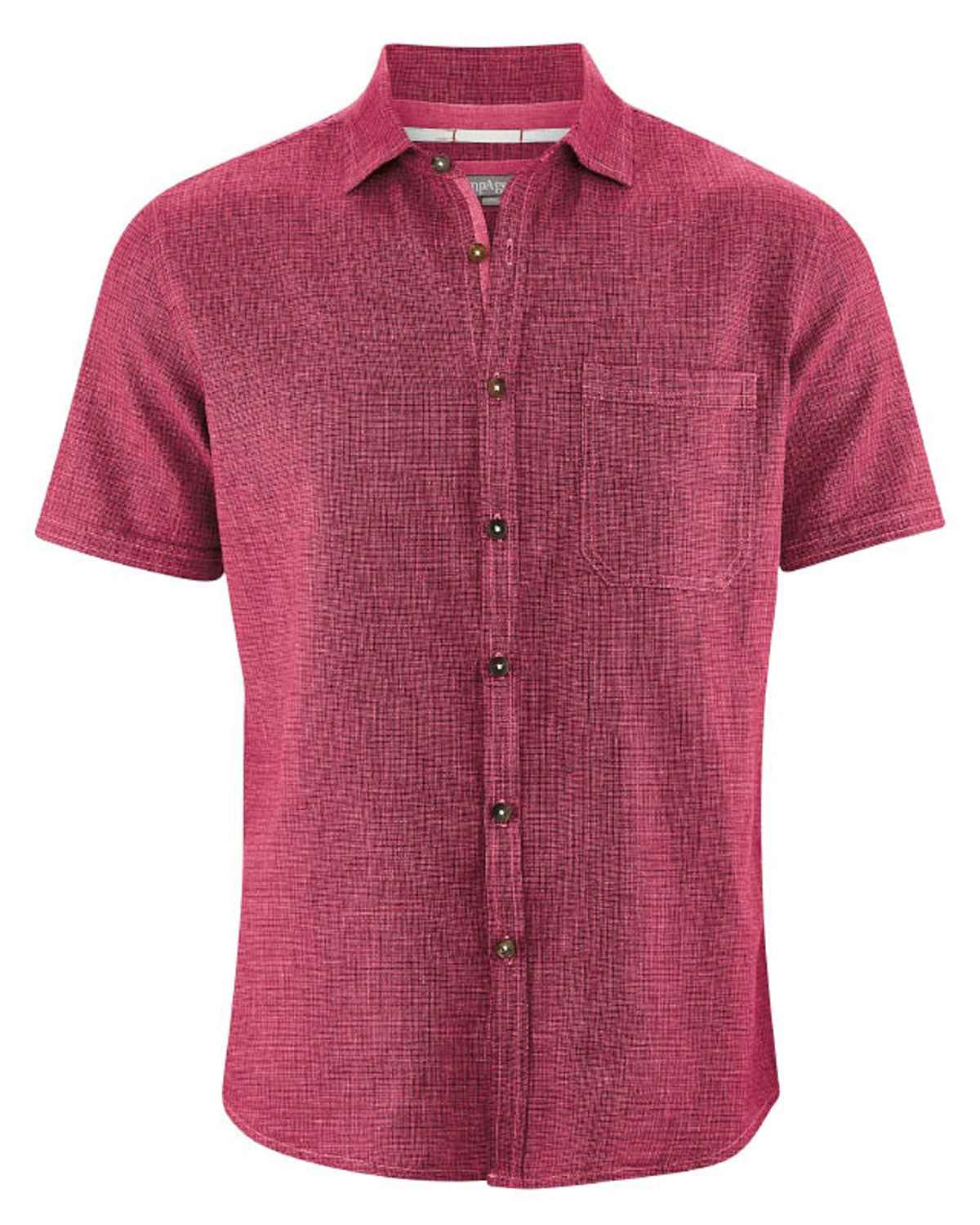 Hempage Herren Sommer Shirt Hanf Bio Baumwolle