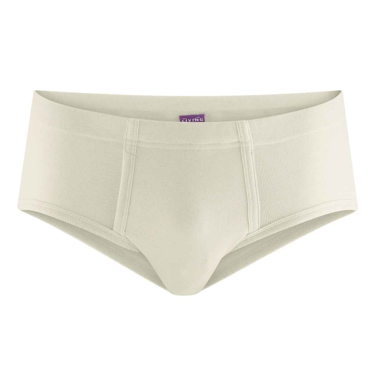 LIVING CRAFTS Herren Slip mit Eingriff Bio Baumwolle