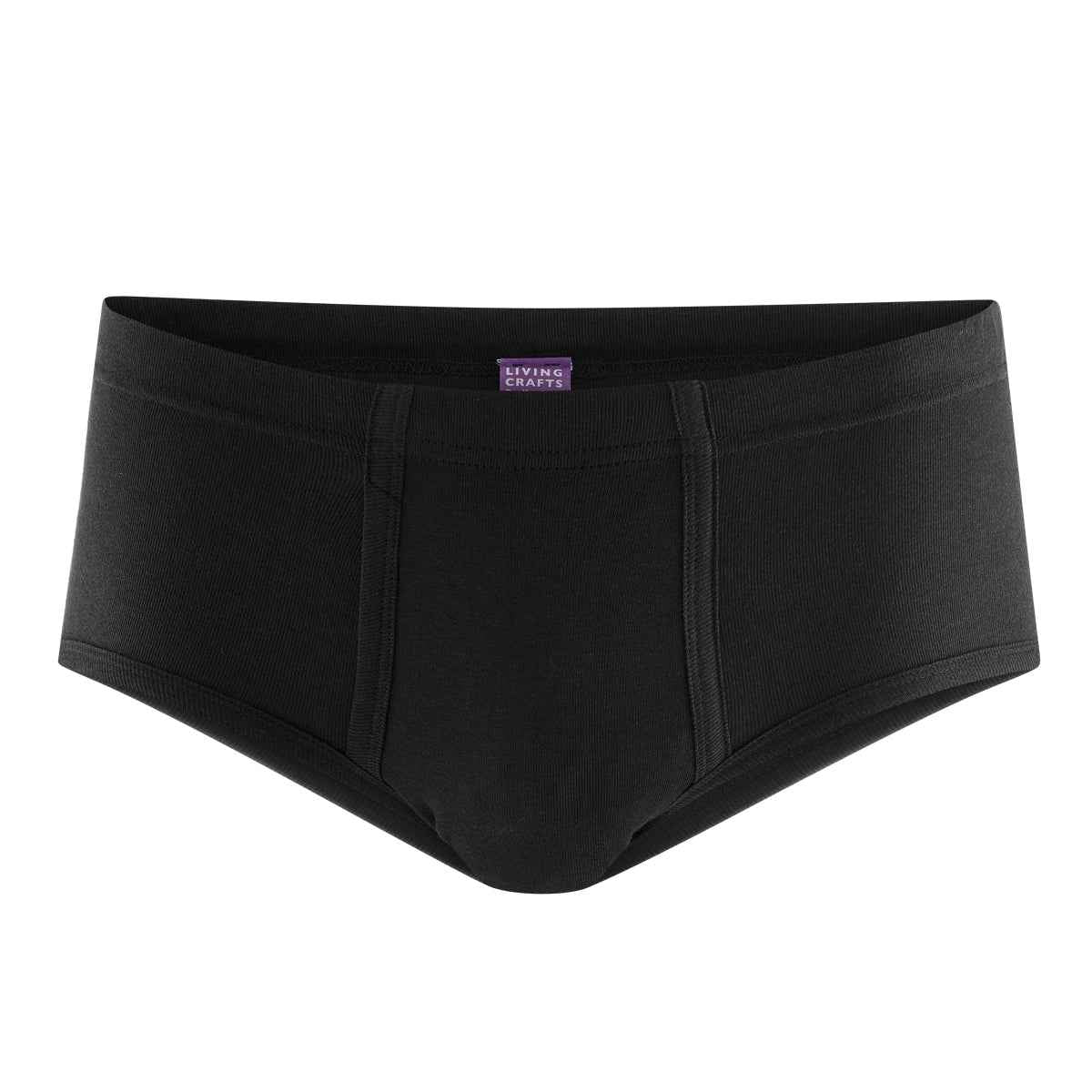 LIVING CRAFTS Herren Slip mit Eingriff Bio Baumwolle