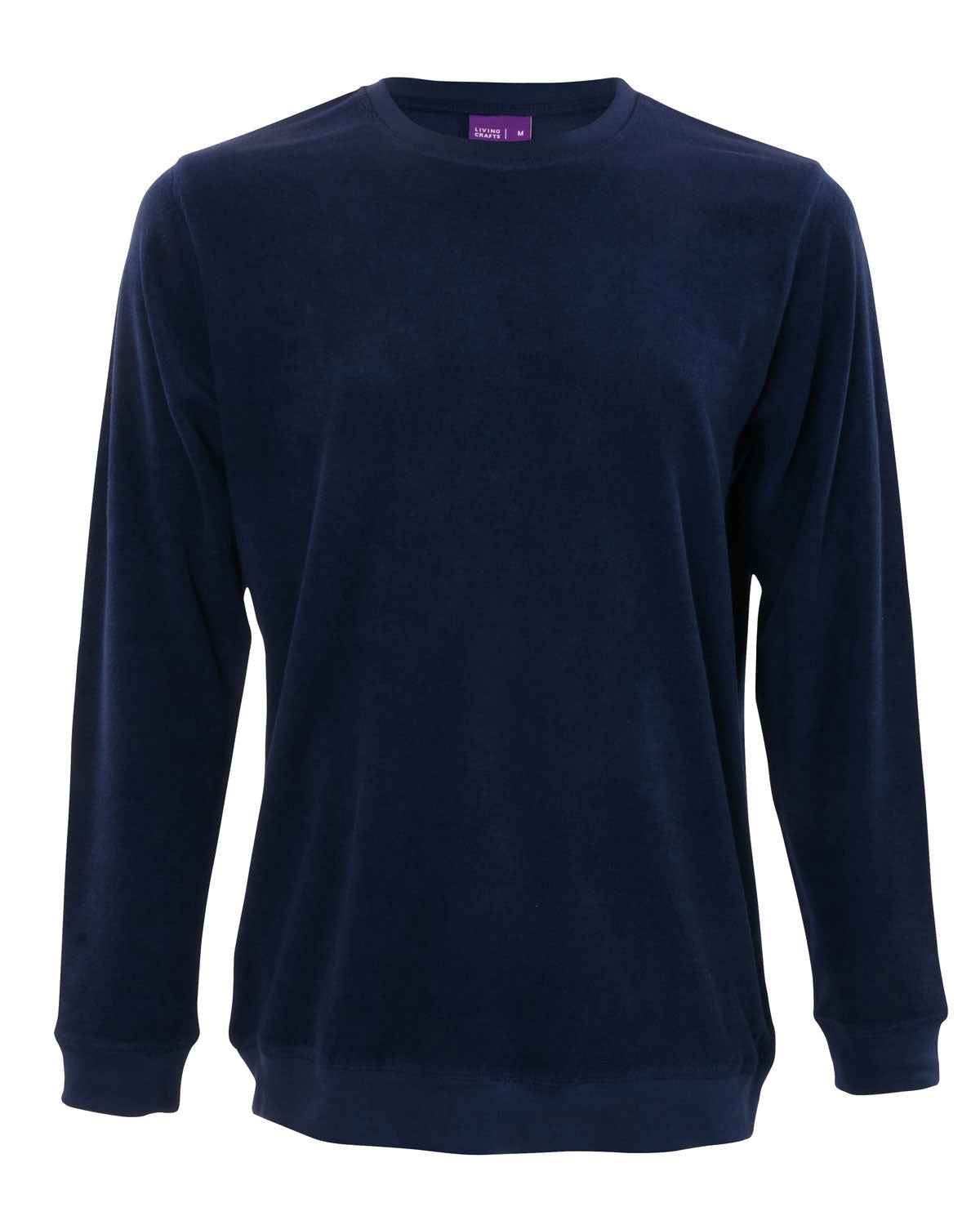 Living Crafts Herren Frottee-Pyjama Bio Baumwolle