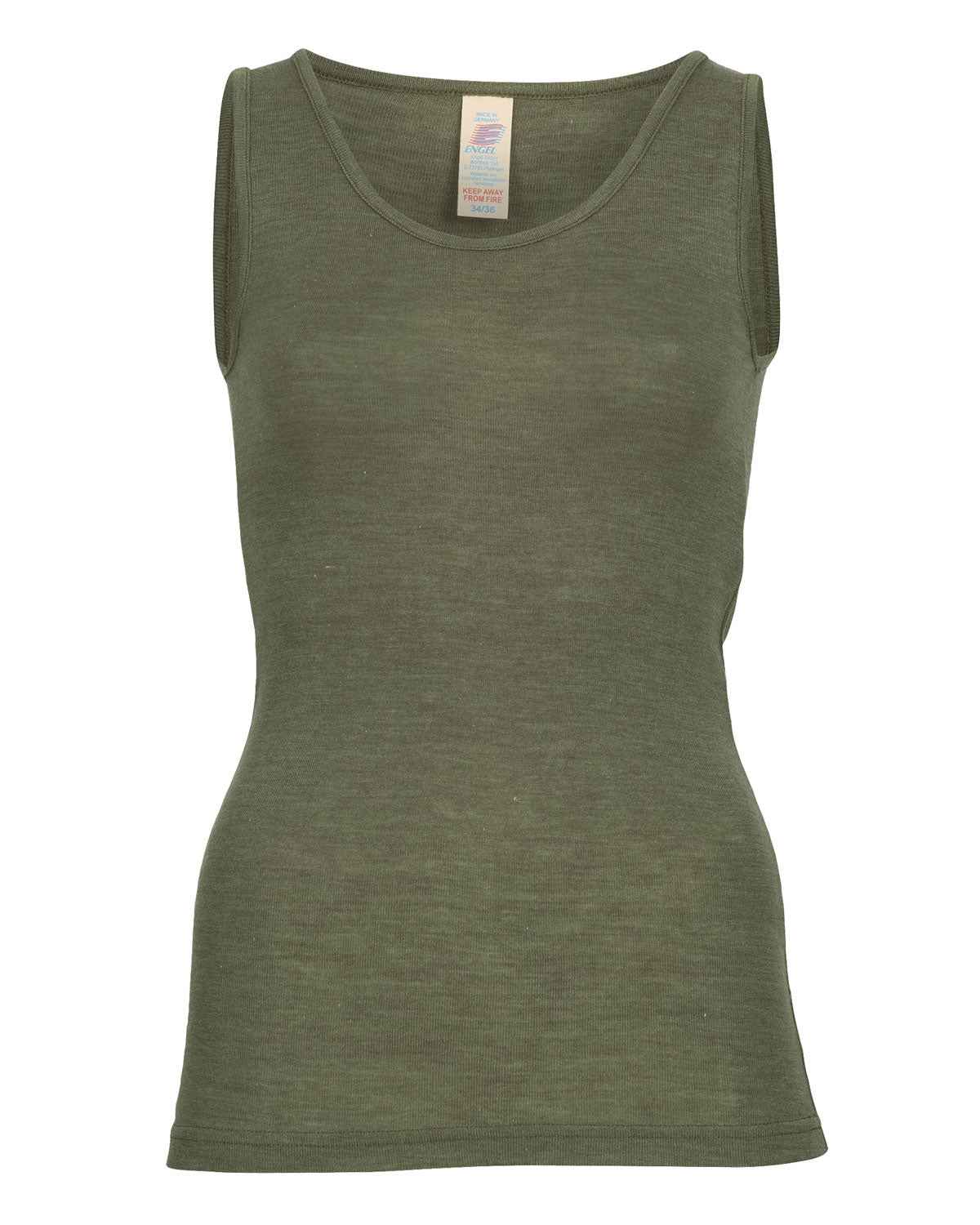 Engel Natur Damen Top Trägershirt Wolle Seide