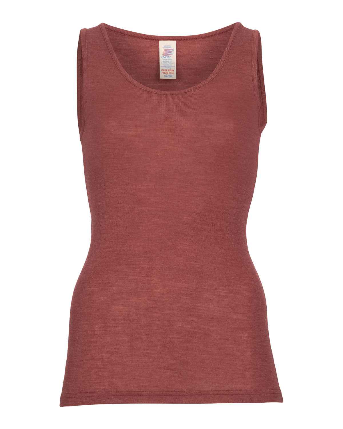 Engel Natur Damen Top Trägershirt Wolle Seide