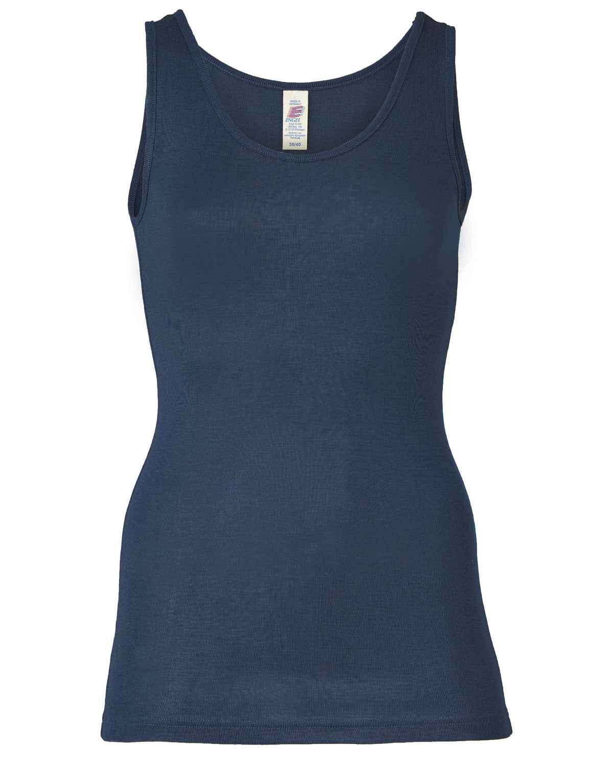 Engel Natur Damen Top Trägershirt Wolle Seide