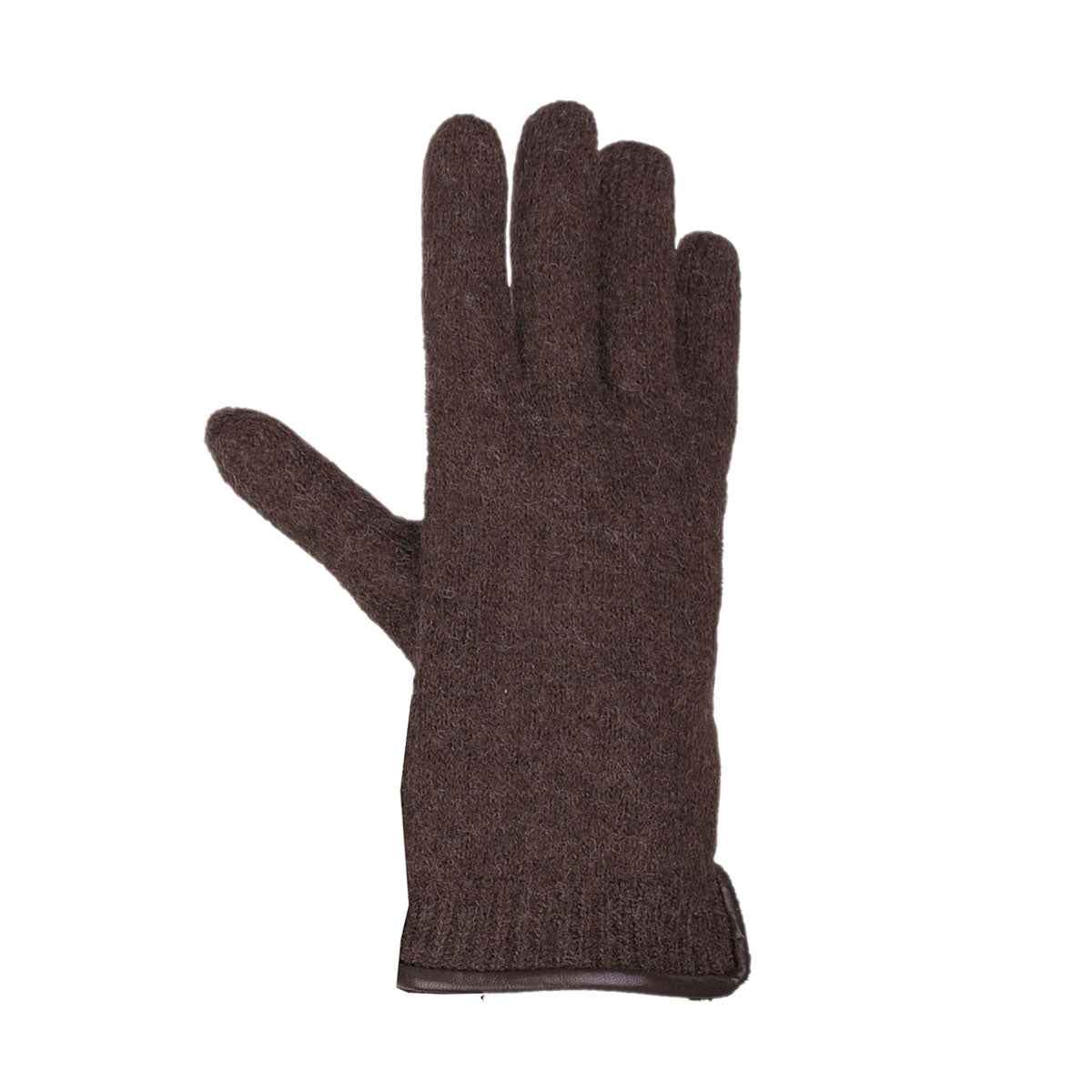 Schurwoll-Fingerhandschuhe leicht gewalkt