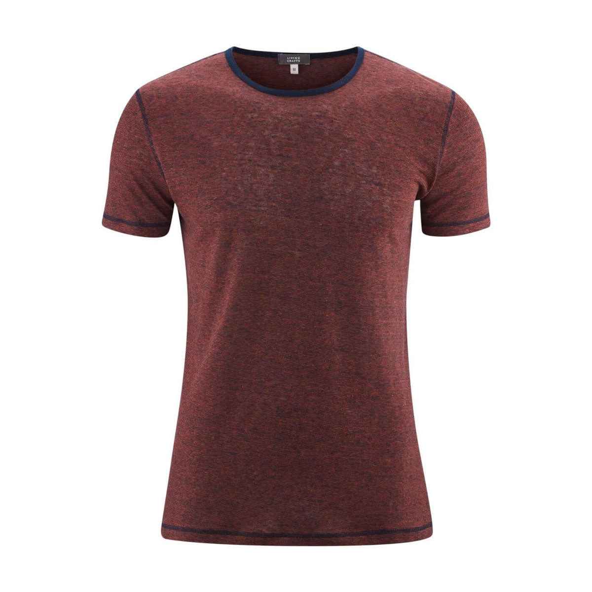 Living Crafts Herren T-Shirt Bio Leinen