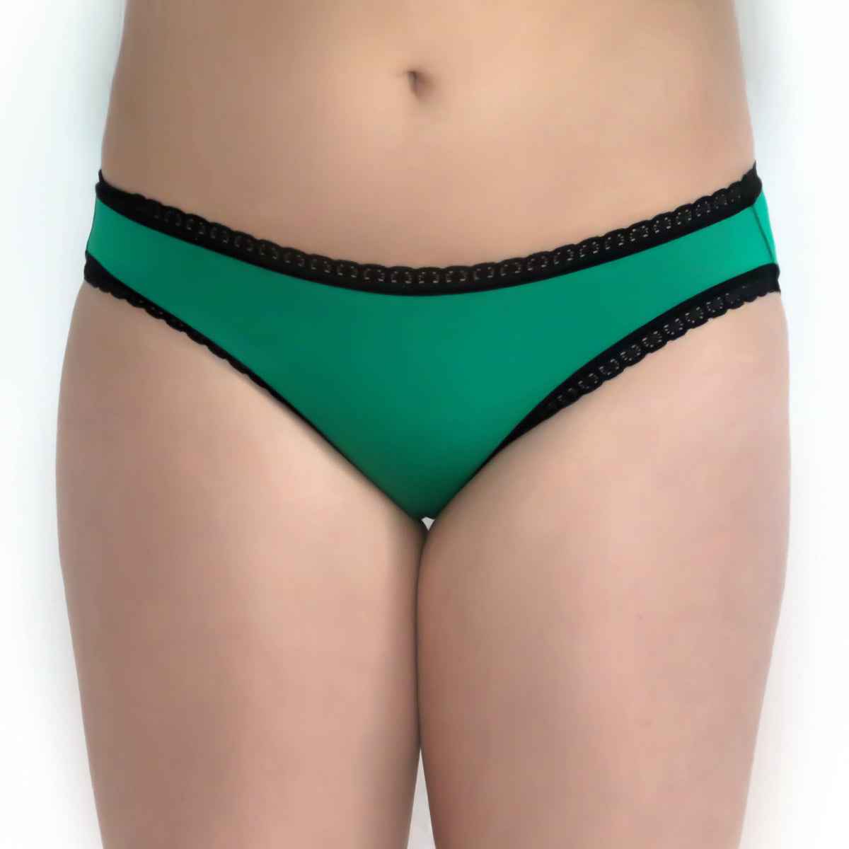 Albero Natur Damen Slip mit Spitze Bio Baumwolle Elasthan
