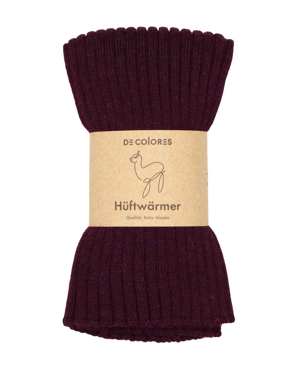 Hüftwärmer Cacheur Nierenwärmer Alpaca Strick