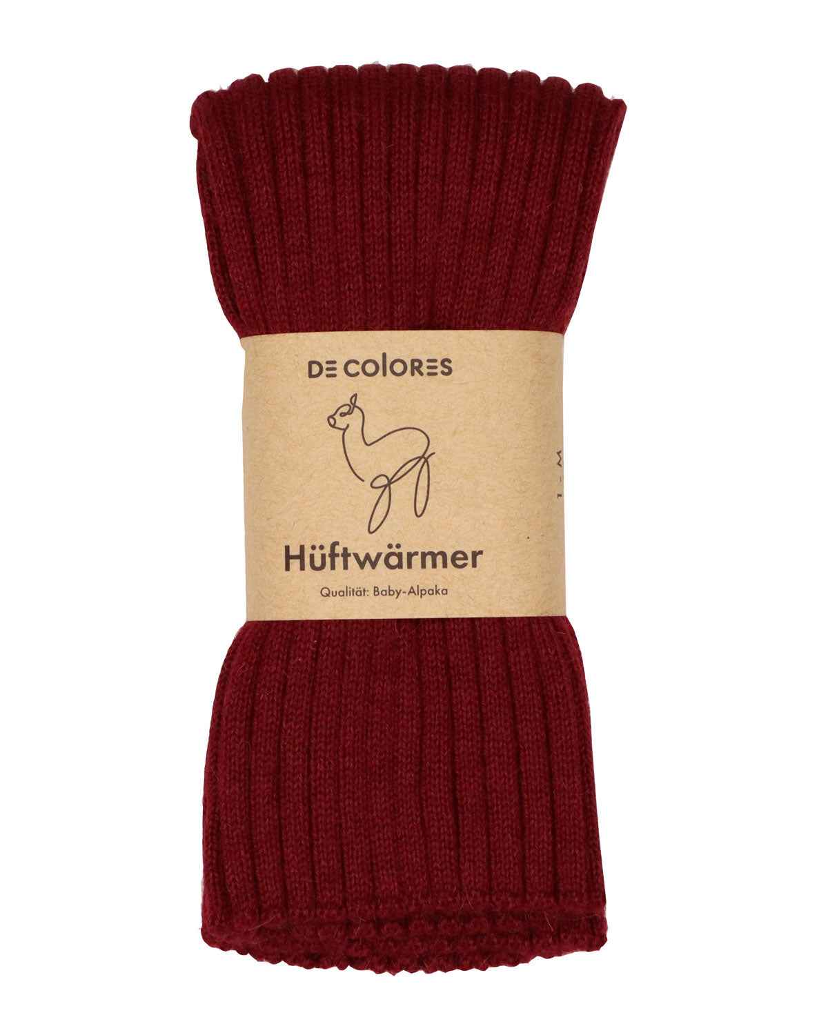 Hüftwärmer Cacheur Nierenwärmer Alpaca Strick