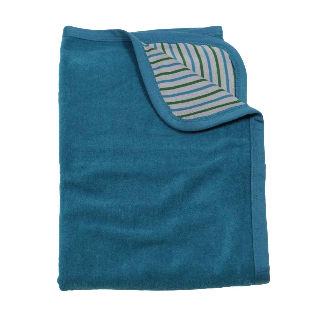 Baby Nickydecke Bio Baumwolle, Farbe ozeanblau