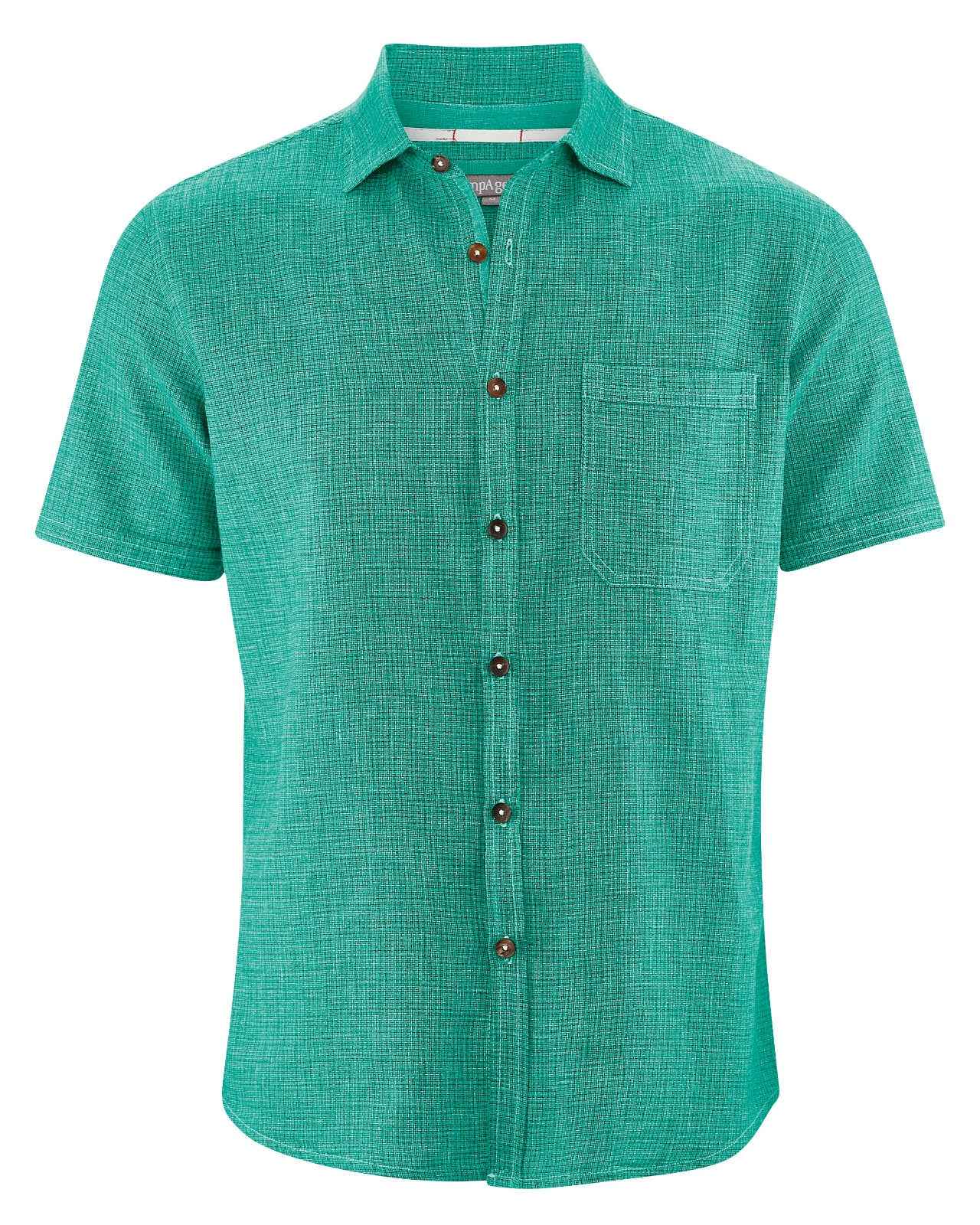 Hempage Herren Sommer Shirt Hanf Bio Baumwolle