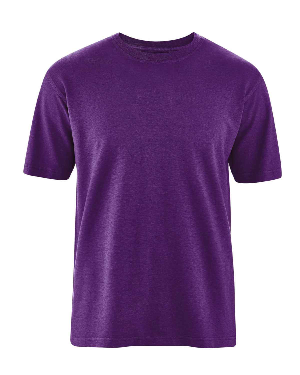 Hempage Herren T-Shirt Basic Hanf Bio Baumwolle