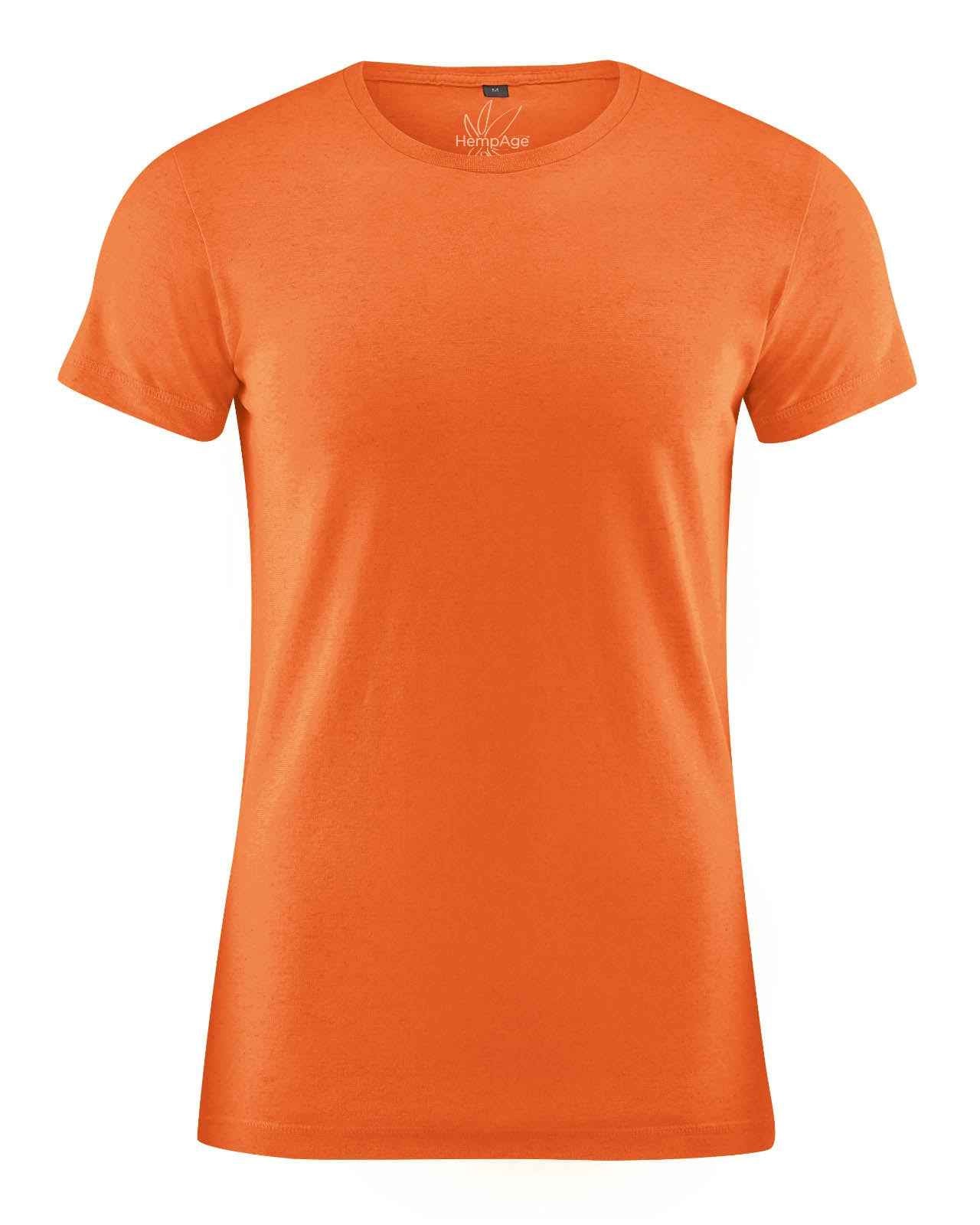 Hempage Herren T-Shirt slim fit Hanf Bio Baumwolle