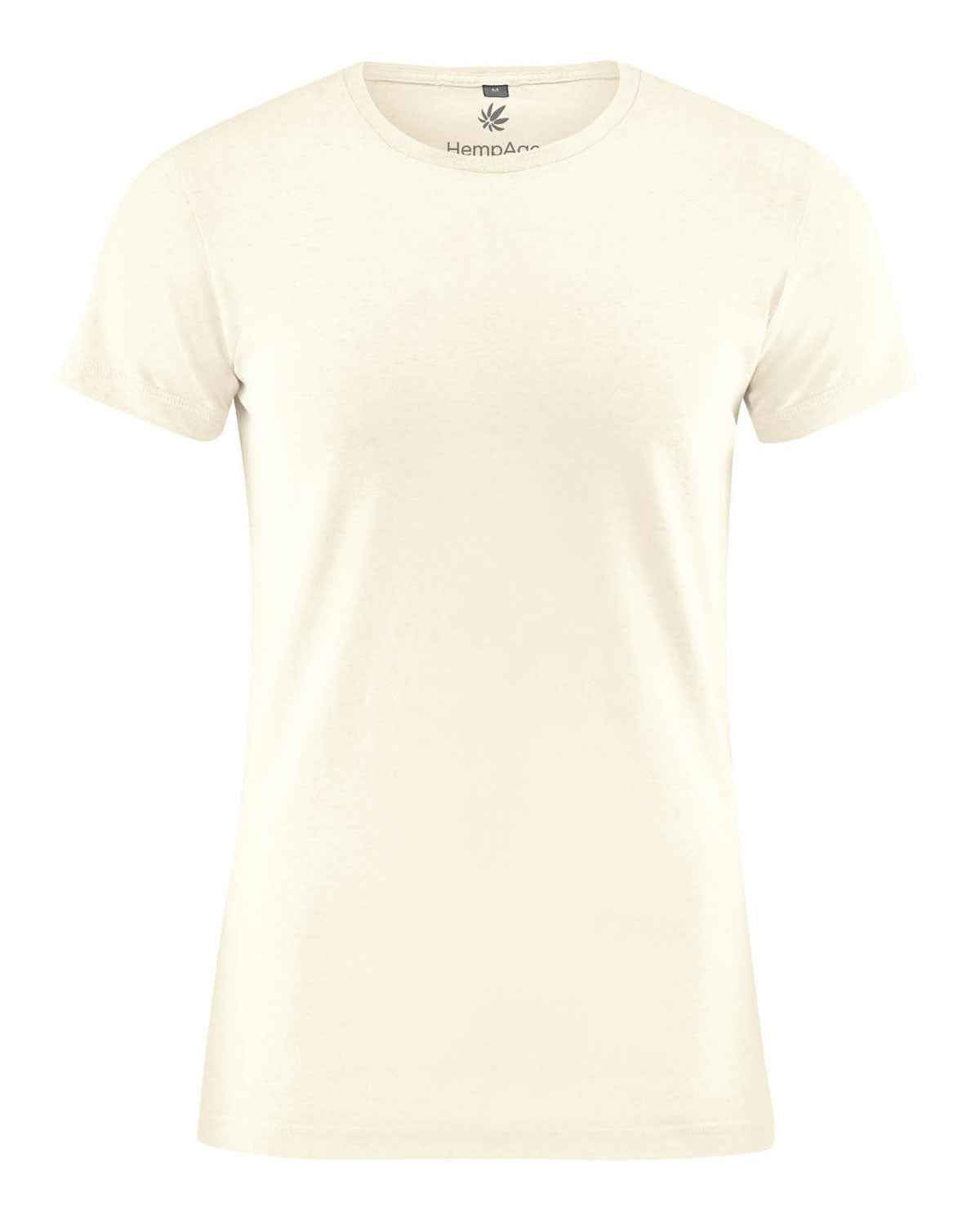 Hempage Herren T-Shirt slim fit Hanf Bio Baumwolle