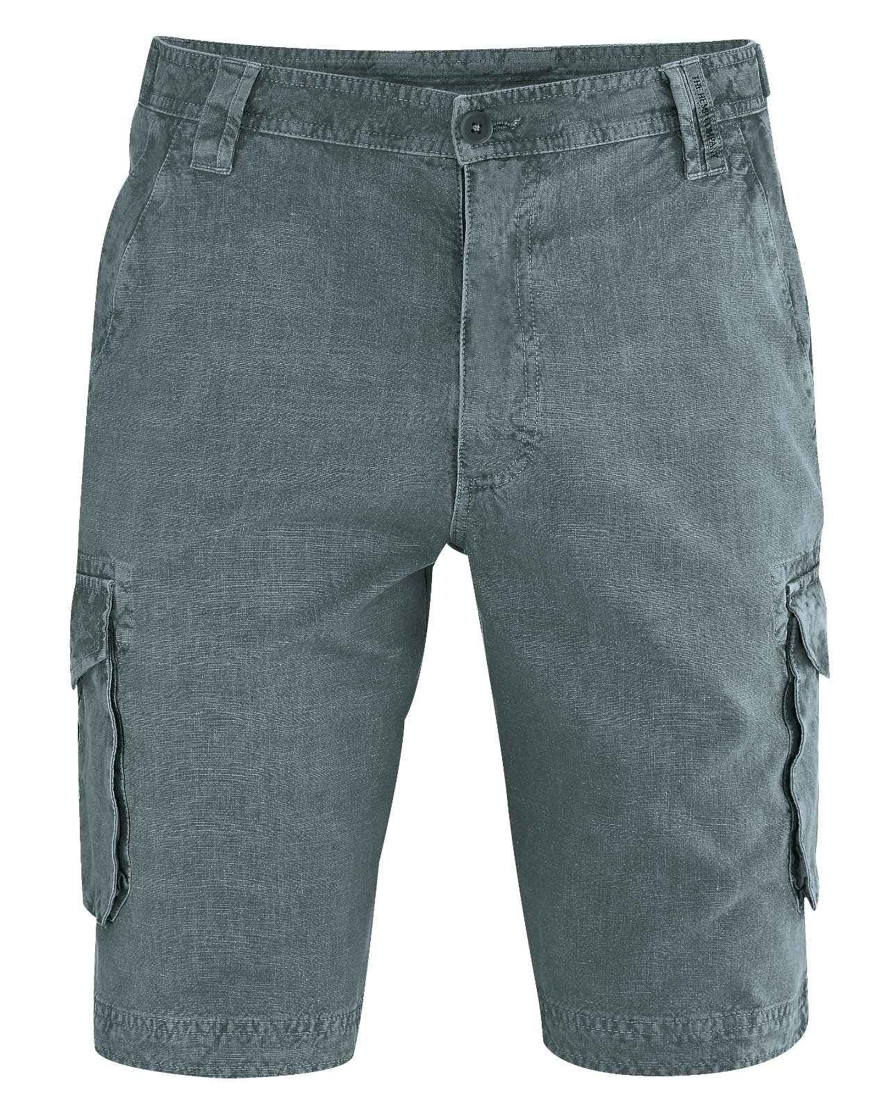 Hempage Cargoshorts Herren Kurze Hose Hanf Bio Baumwolle