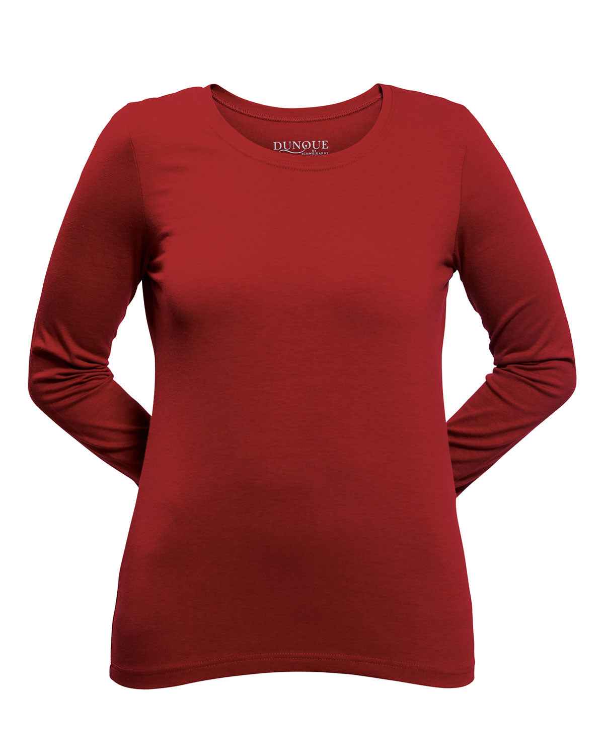 Dunque Damen Shirt Langarm Bio Baumwolle Elasthan