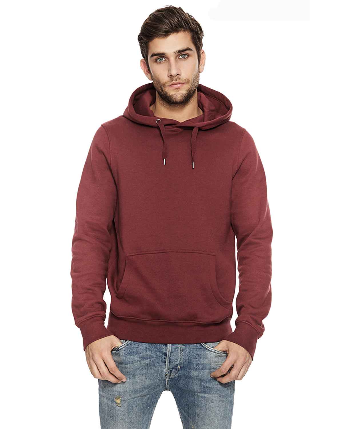 Unisex Pullover Hoodie Kängurutasche Bio Baumwolle