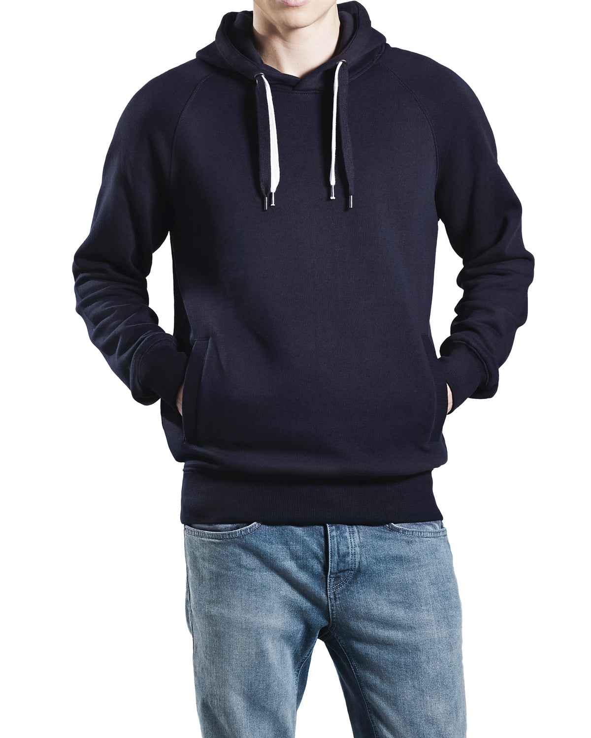 Unisex Pullover Hoody Raglan aus Baumwolle (Bio)